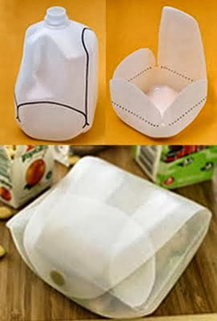 How To Turn Milk Bottle into Sandwich Box 