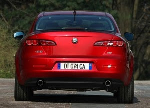 Back View Alfa Romeo 159