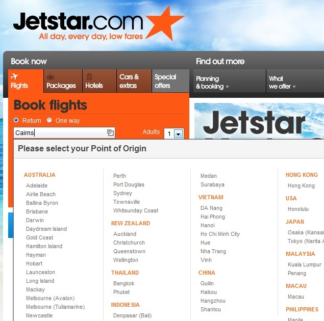 Jetstar removes Cairns from itinerary