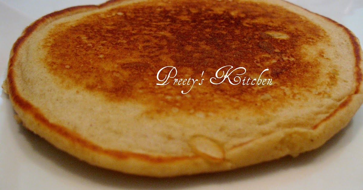 Preety's Kitchen Healthy Whole Wheat Applesauce Pancake Recipe