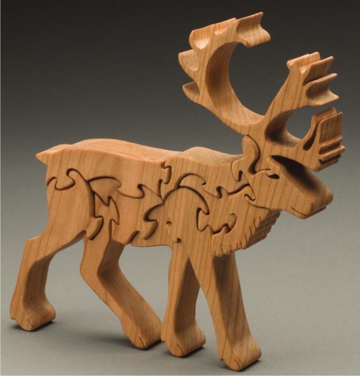 Selamat Datang dipusat Mainan Kayu: puzzle kayu 3D rusa (wood puzzle