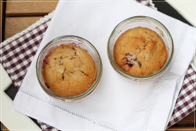 Mein Leben und das Backen...: Kuchen im Glas Brombeer-Rührkuchen