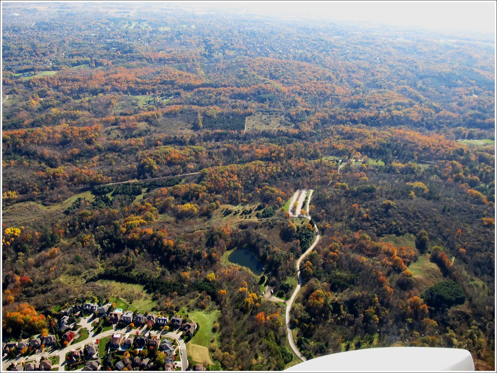 Hamilton Conservation Autumn From Above