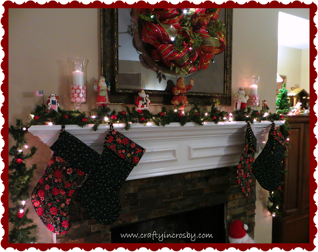 Christmas Crafts, Peppermint, candle, diy, hurricane candle, mantel