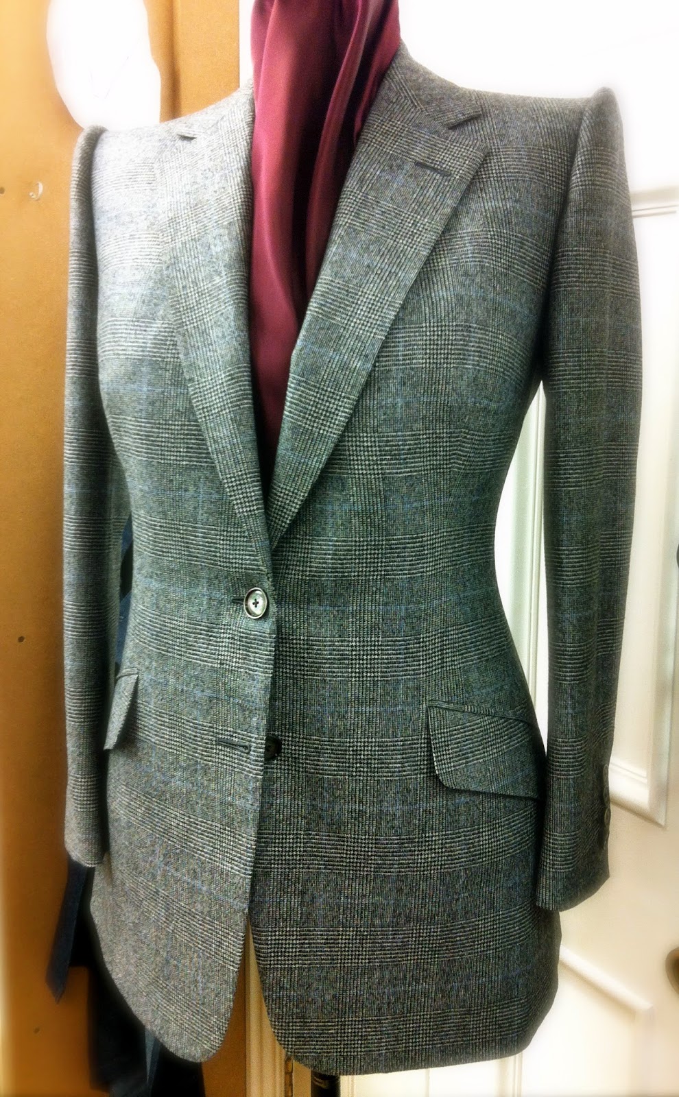 DAVIDE TAUB Women's Tailoring 2 Flannel Suits for Bespoke Customer