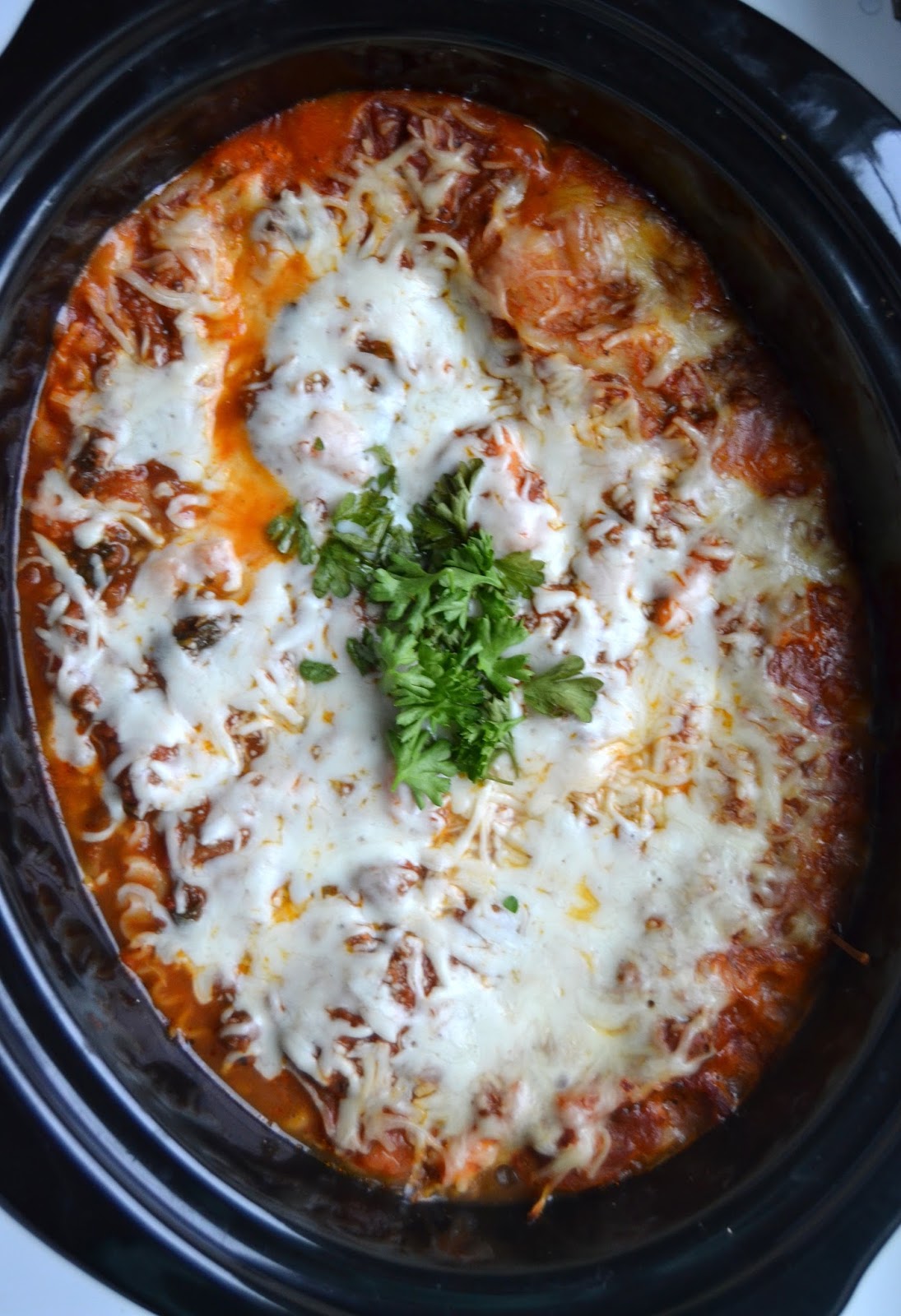 The Nutritionist Reviews: Slow Cooker Veggie Loaded Lasagna