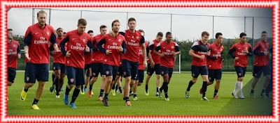 Arsenal FC training