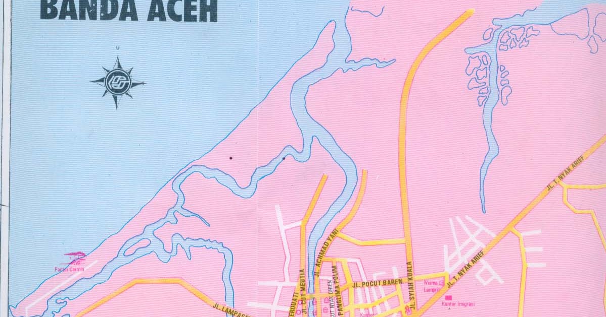 AMAZING INDONESIA: BANDA ACEH CITY MAP