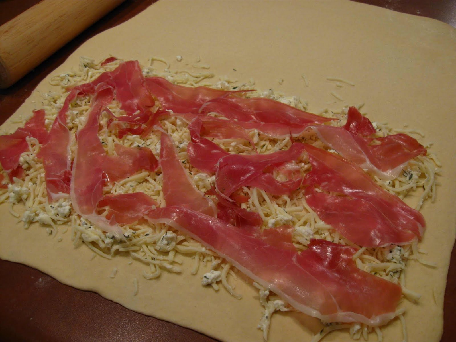 Cooking From Scratch Prosciutto and Cheese Calzone