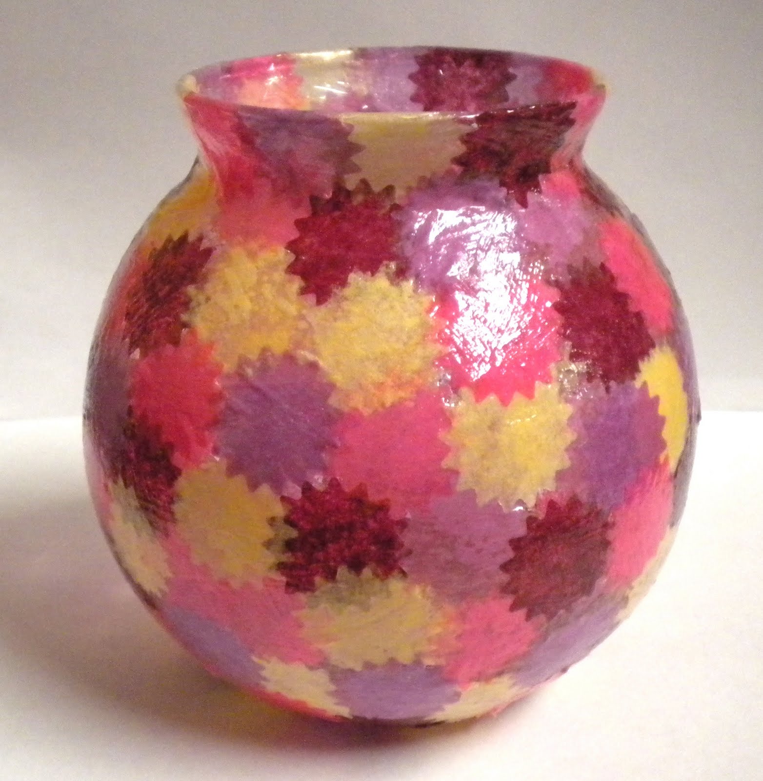 Tissue Paper & Mod Podge Candle Holders My Girlish Whims