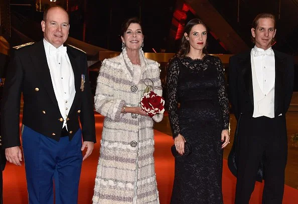 Prince Albert II of Monaco, Princess Caroline of Hanover, Tatiana Santo Domingo and Andrea Casiraghi 