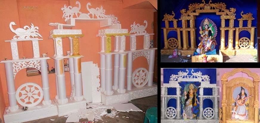 Keshav Nath Artist Background Stage Thermocol Decoration