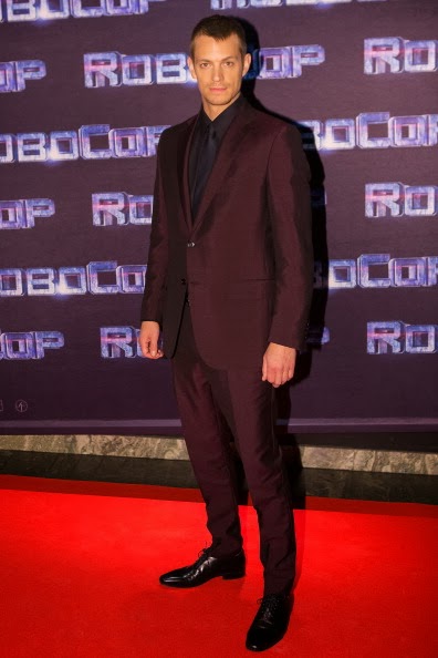 Joel Kinnaman wears Ermenegildo Zegna to the Stockholm première of Robocop Joel Kinnaman wears Ermenegildo Zegna to the Stockholm première of Robocop