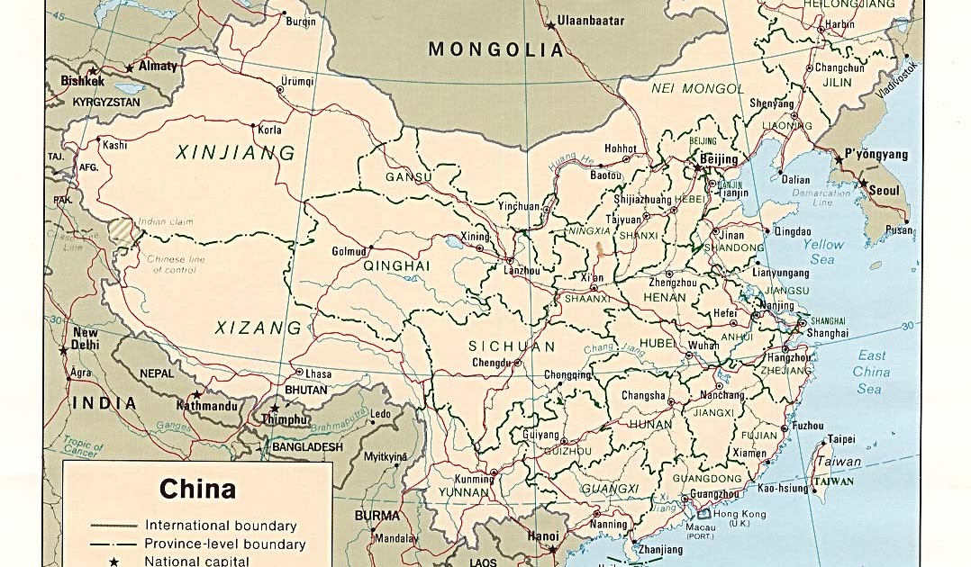 Zegavon: Let's Try and Learning Everything: Geografi Tentang Cina: Peta