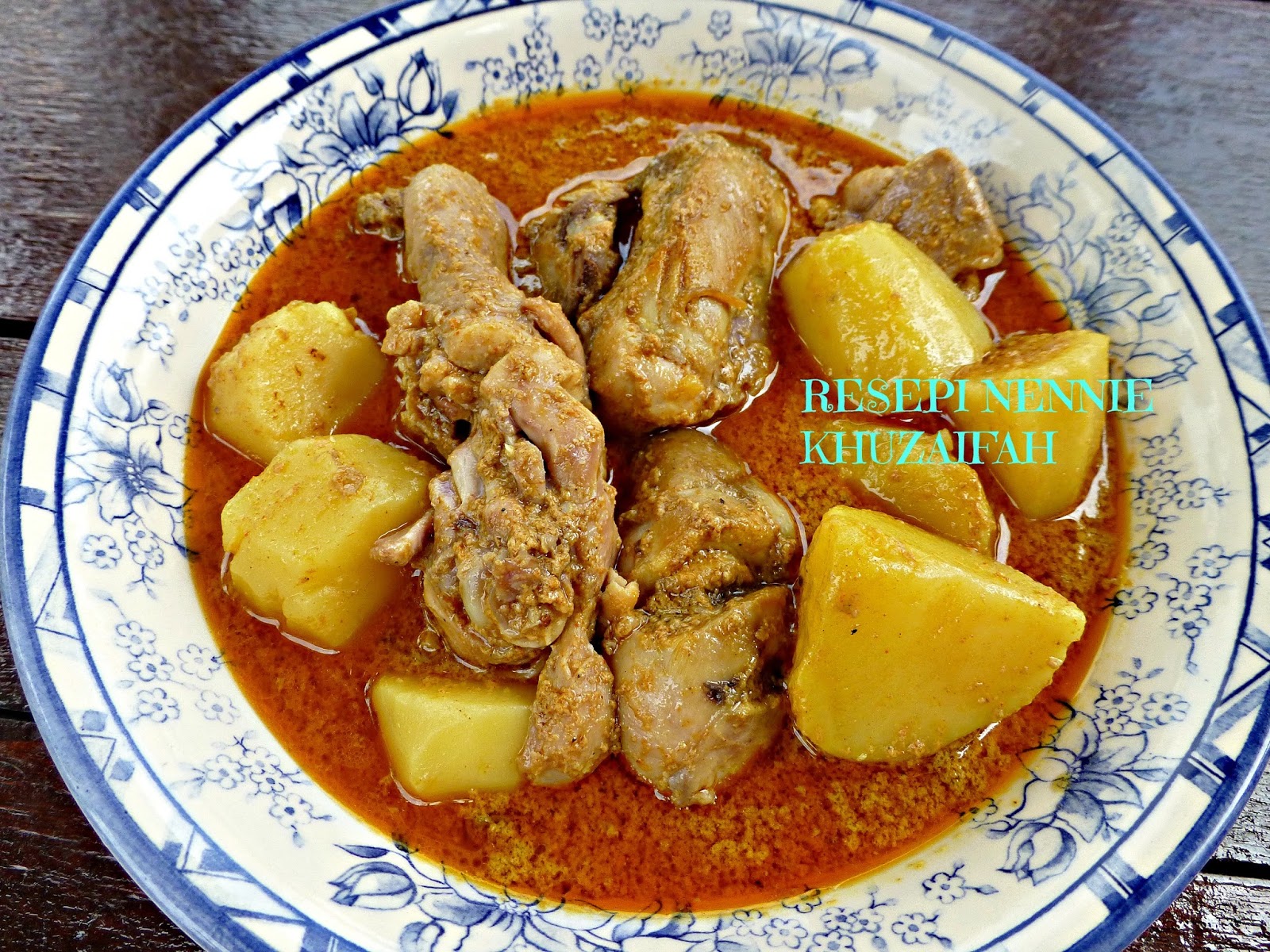 RESEPI NENNIE KHUZAIFAH Kari ayam