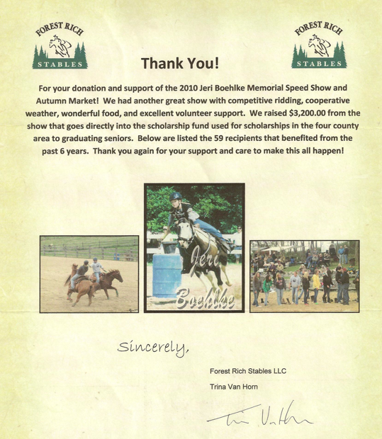 Van Horn Auto Group Blog Jeri Boehlke Memorial Speed Show and Autumn