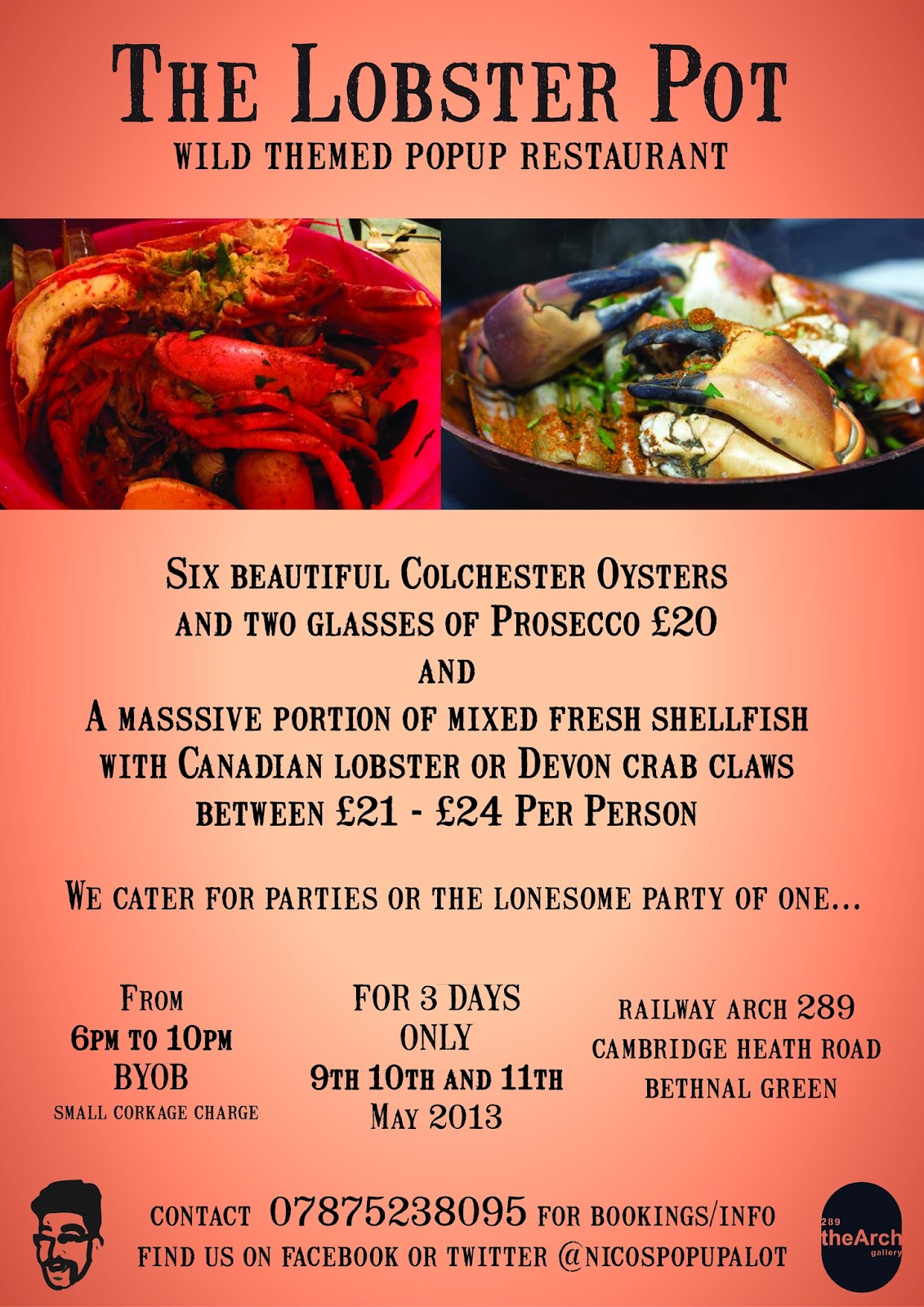 London Popups The Lobster Pot 3 Day Popup Restaurant in Bethnal Green