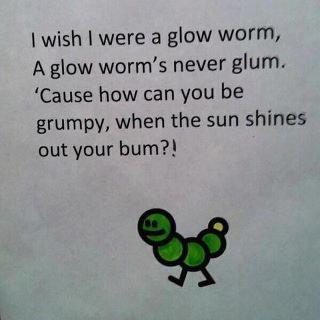 I Wish I Were A Glow Worm - Funny Quote