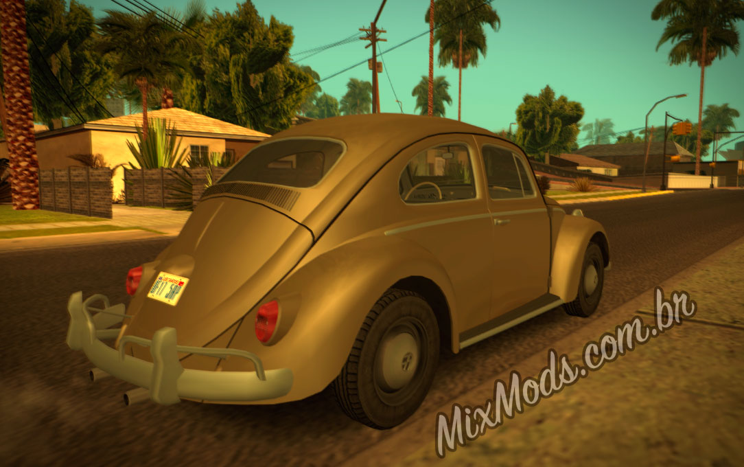 GTA V Fusca Rebaixado - MOD CARROS 