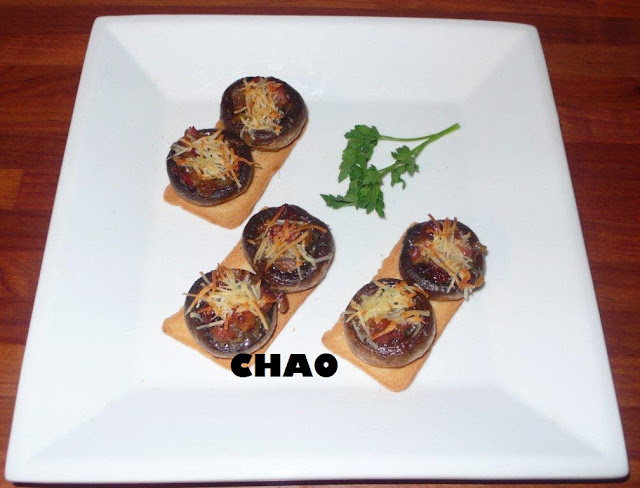 Champiñones Rellenos.
