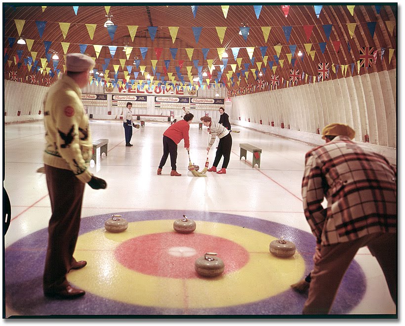 Curling Rink Cake