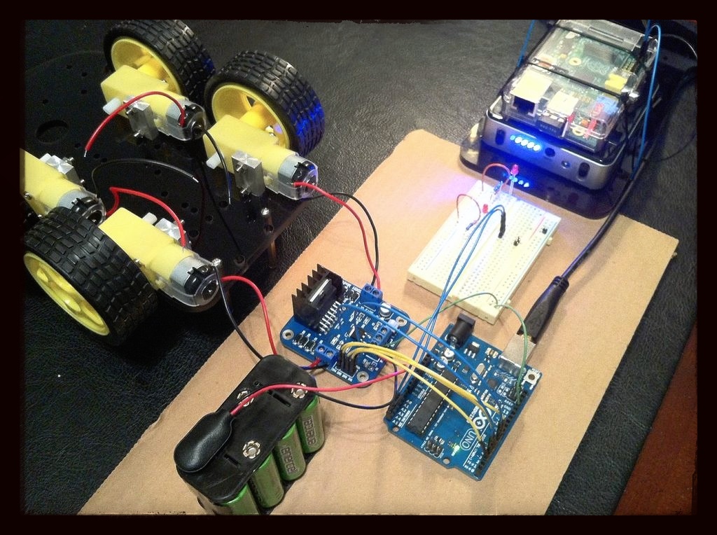 Kylie's Pinky PiBot!: Getting it all together -- Raspberry ... rc diagram car circuit board wiring 