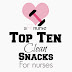 My top 10 clean, healthy snacks for nurses