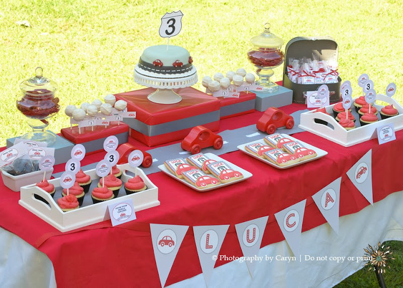 Route 3′ Red Car 3rd Birthday Party Route 3′ Red Car 3rd Birthday Party