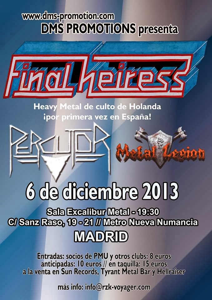 FINAL HEIRESS TOCARÁN EN MADRID