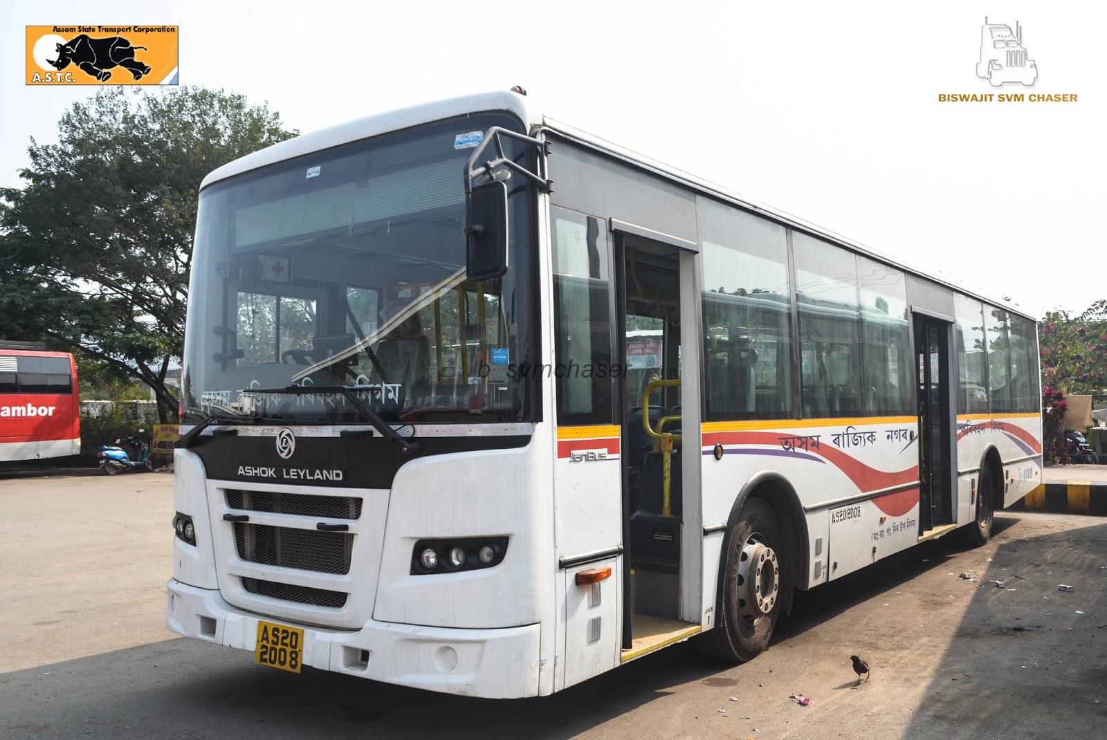 ASURTC (ASTC Subsidiary) Ashok Leyland Jan Bus AC City Service at