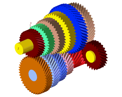 Interesting GIF: How gears work animated rotary engine diagram 