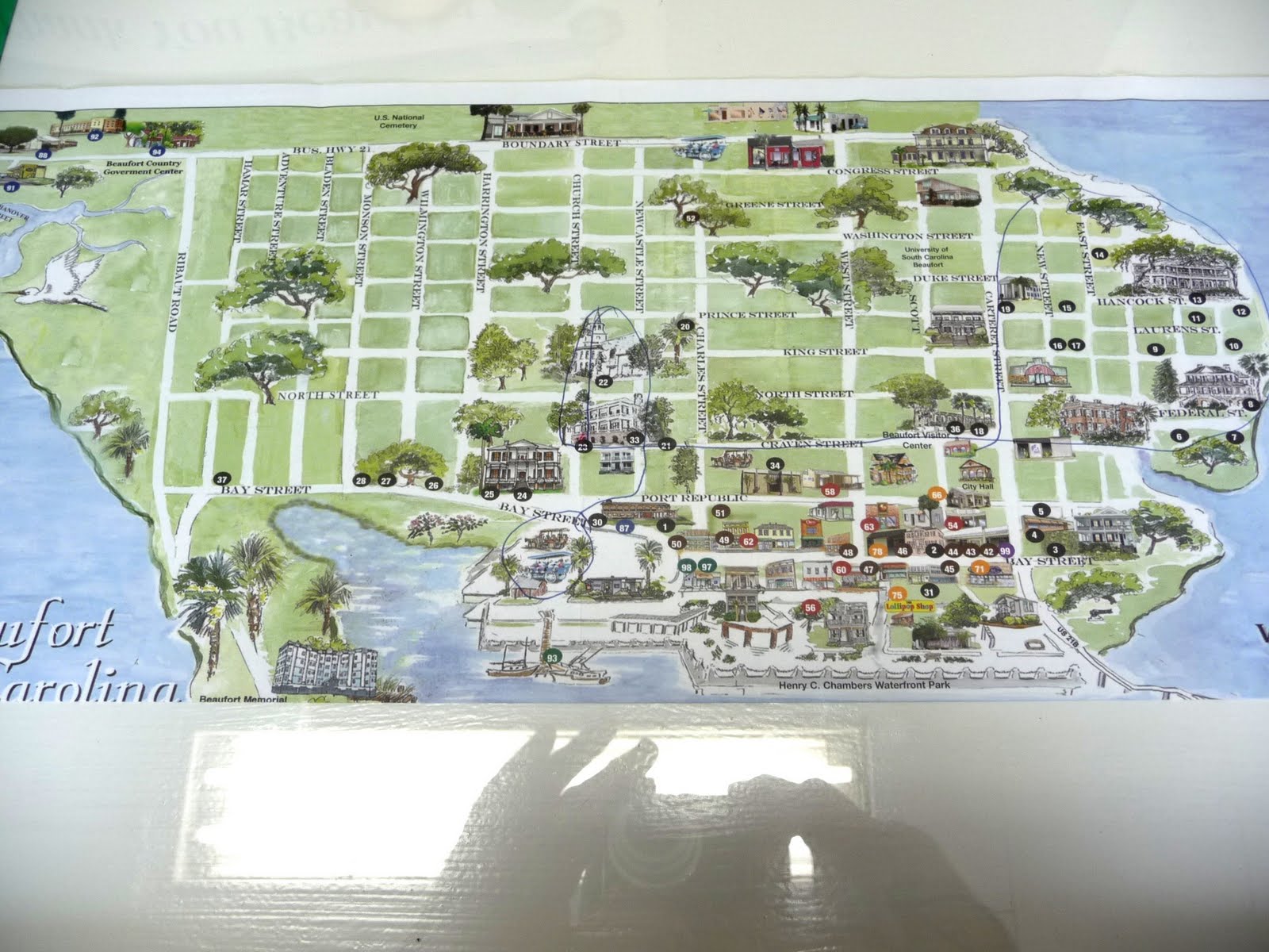 seniors walking across america POST 473 DAY 267 / 10 BEAUFORT