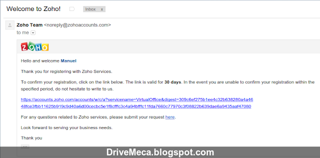 DriveMeca configurando un servicio online GRATUITO de mail server