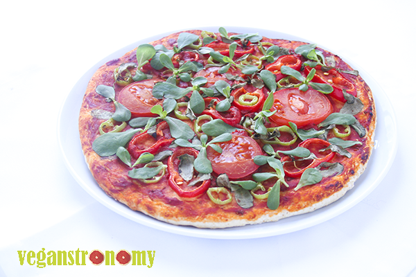veganstronomy kolay vegan pizza