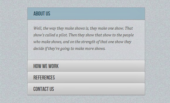 Accordion with CSS3 Accordion with CSS3