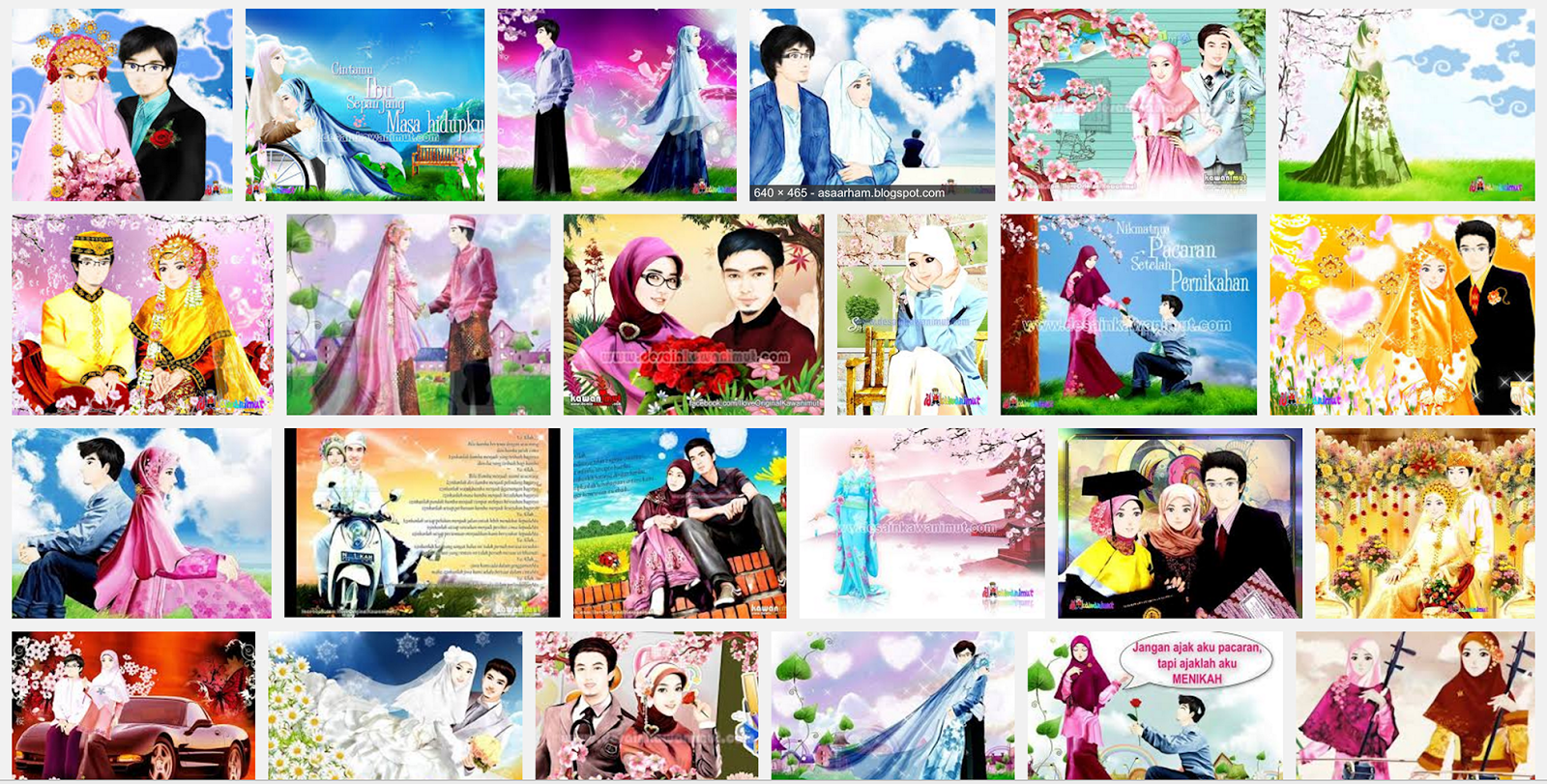 Gambar Wallpaper Kartun Islam Kampung Wallpaper