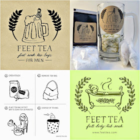 Feet Tea feature & GIVEAWAY on Shop Small Saturday at Diane's Vintage Zest!  #beauty #relax #spa #gift