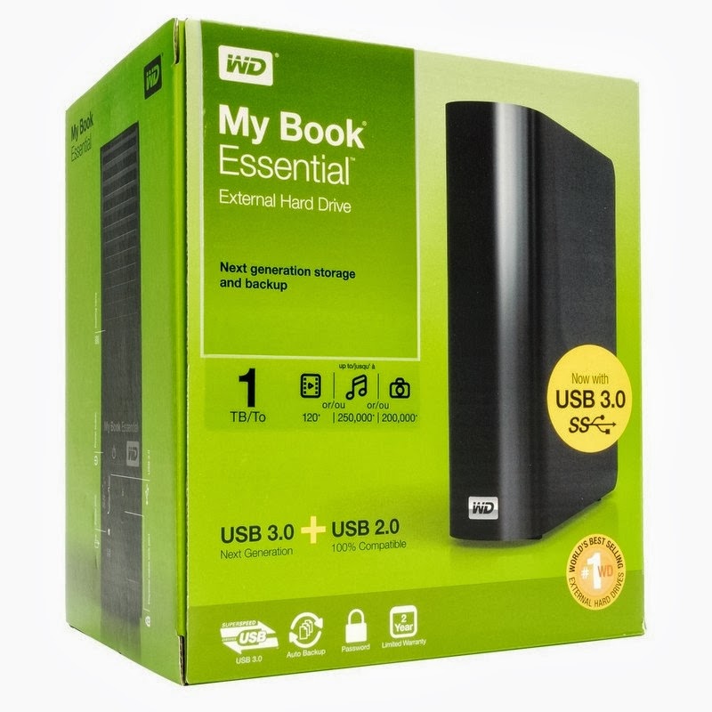wd my book essential 1tb software download