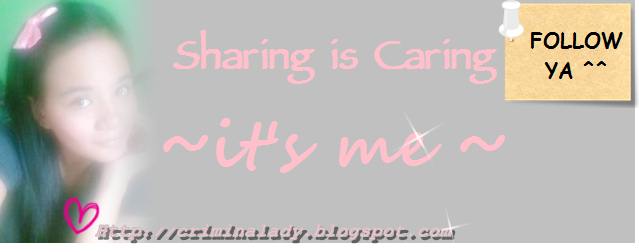 Sharing is Caring, it's me :)
