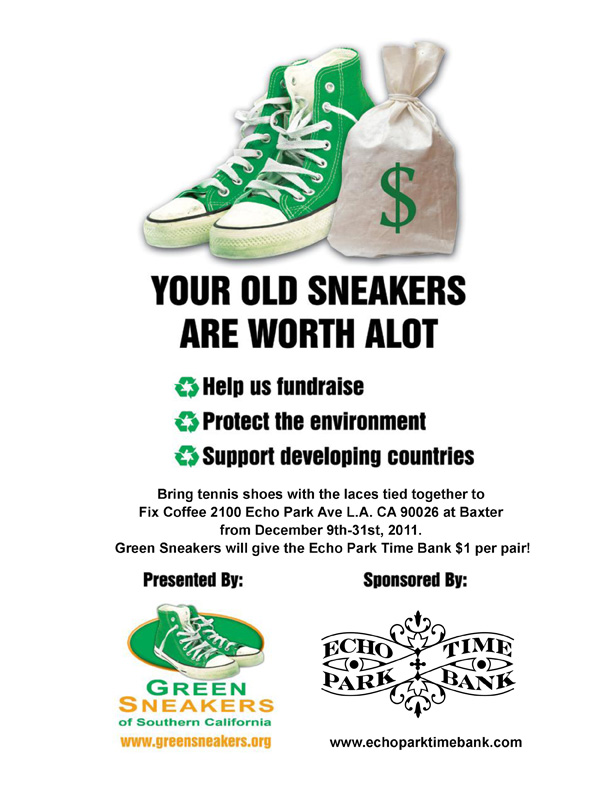 THE ECHO PARK TIME BANK EPTB Shoe Drive
