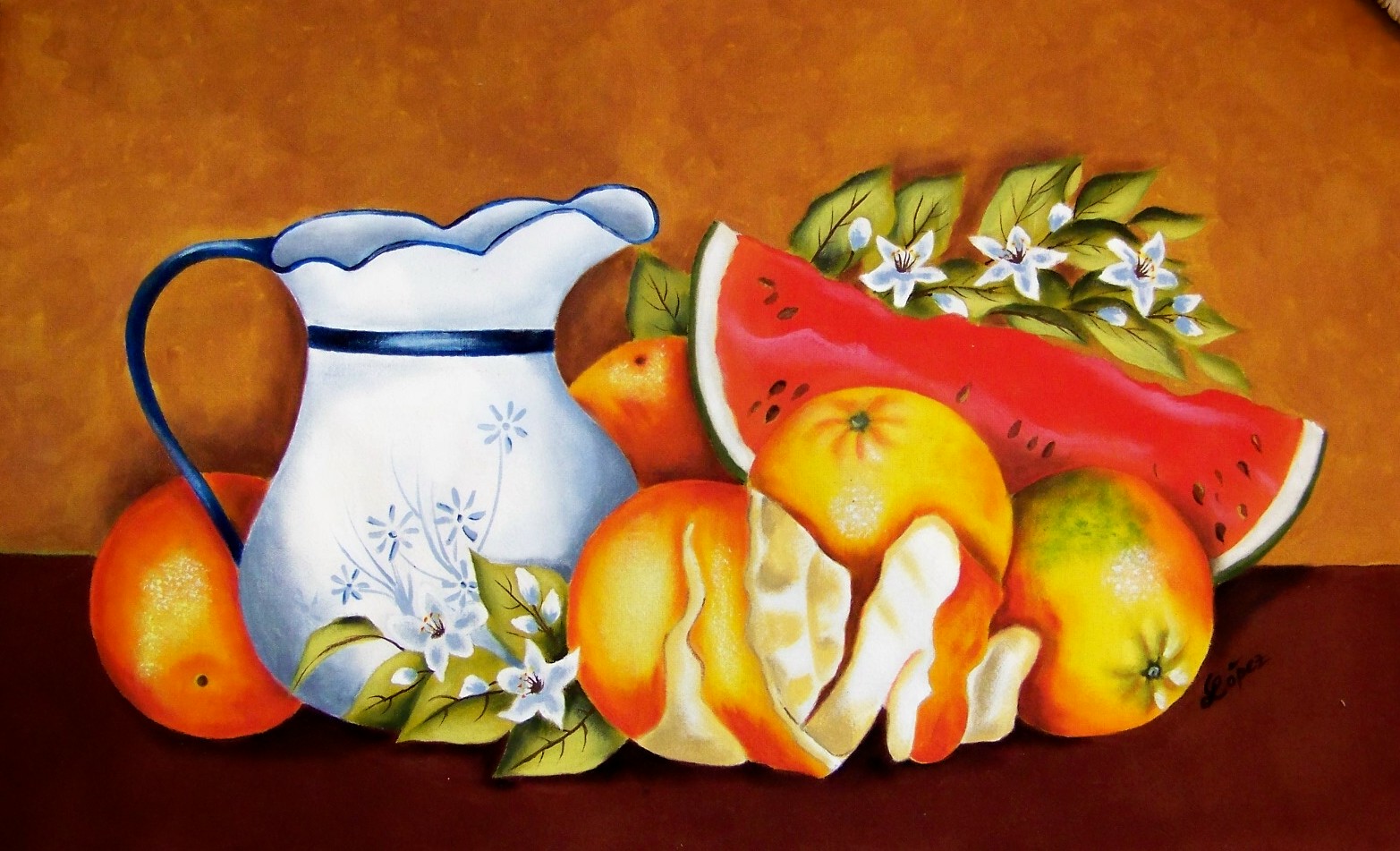 Bienvendidos: bodegon de naranjas