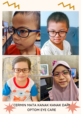 Kedai cermin mata kanak kanak, Optom Bangi, cermin mata anti blue light jaga mata anak, cermin mata kanak kanak anti blue light, blue light bahaya