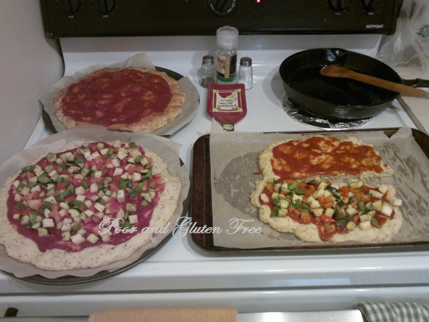 Three Pizzas