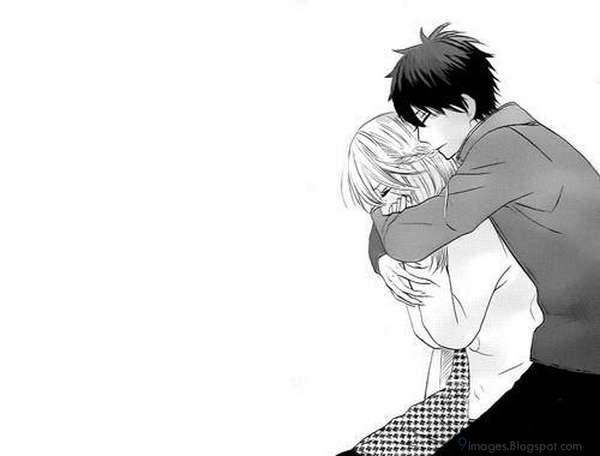 9 Images: boy back hug girl anime loving couple