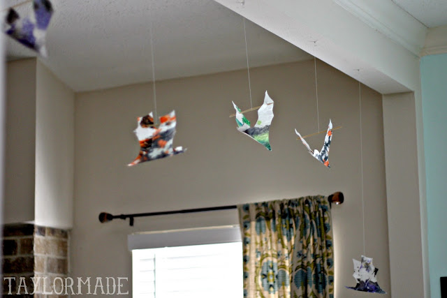 Kids Craft - Halloween Crayon Bats 11