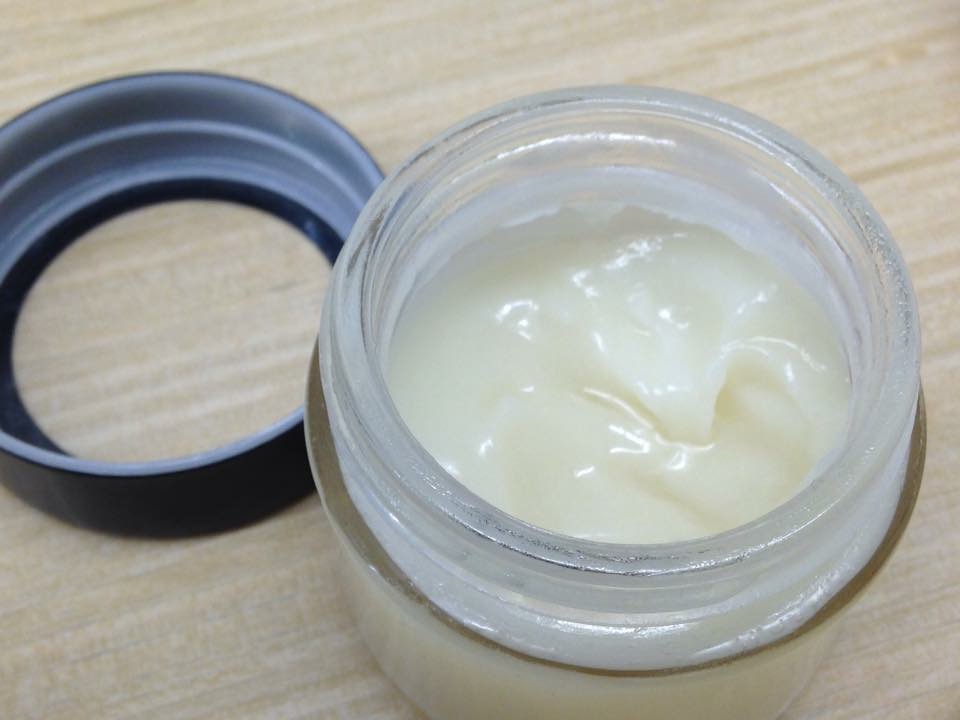 Homemade Lotion (with coconut oil, shea butter, cocoa butter and essential oils)