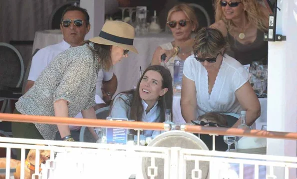 Charlotte Casiraghi, son Raphael with the grandmother Princess Caroline of Hanover