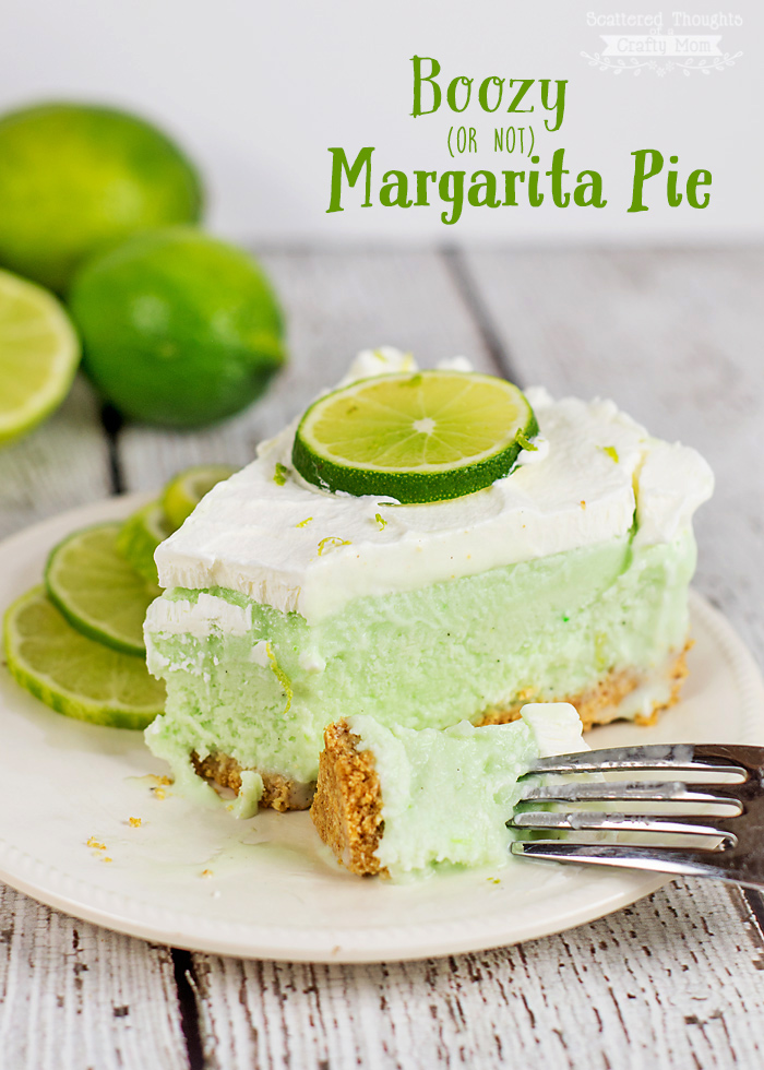 Boozy (or not) Frozen Margarita Pie Recipe Scattered Thoughts of a