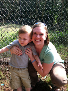 Jeanie and her son Jack on http://onequartermama.ca