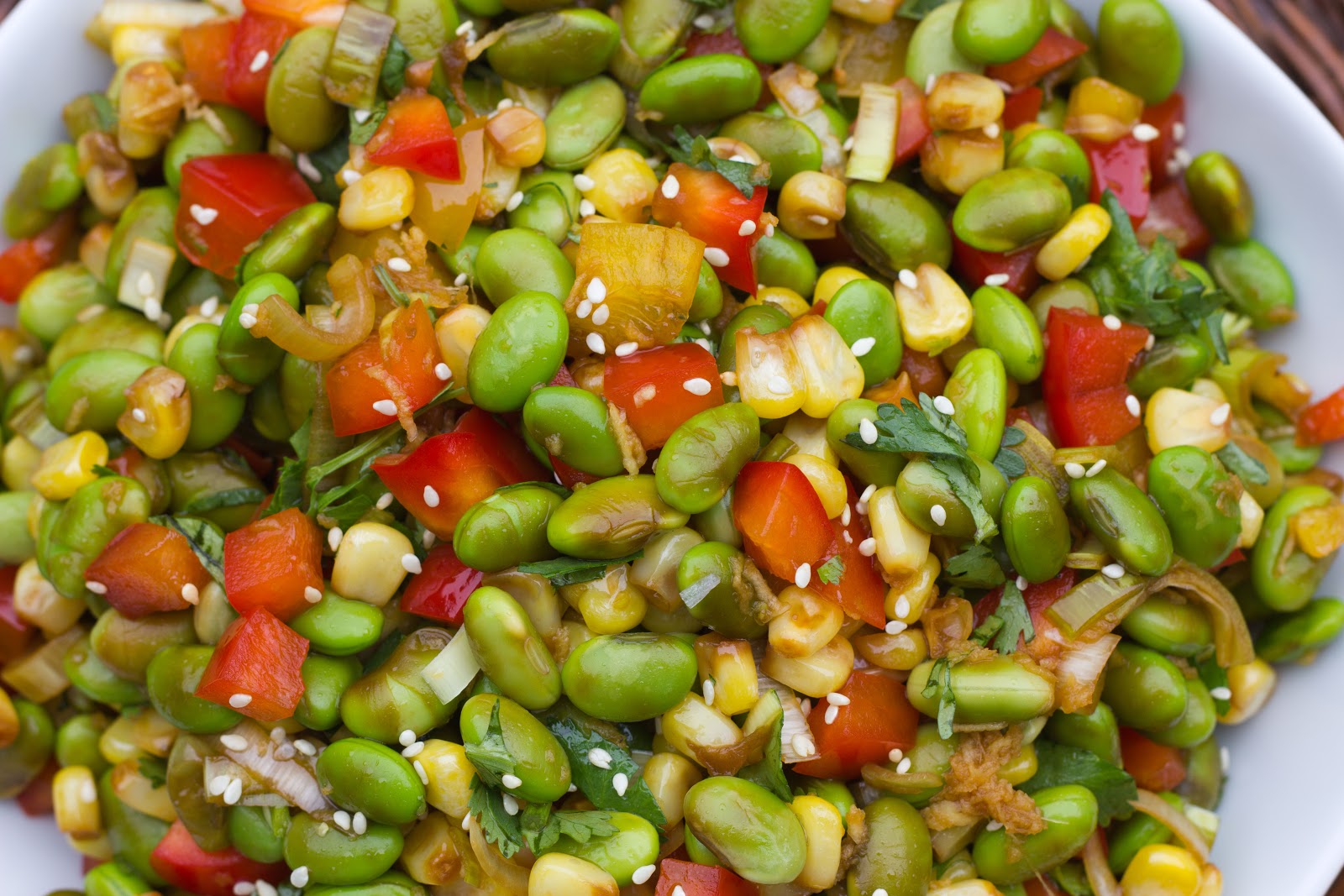 fabulous fridays Edamame salad